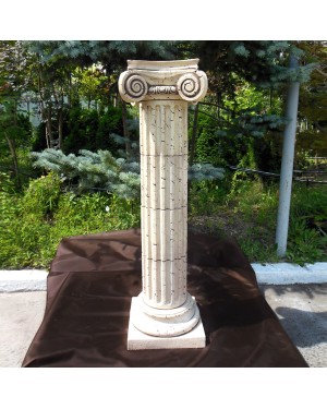 Колонна керамическая на 4сегмента, с ионической всесторонней капителью и базой