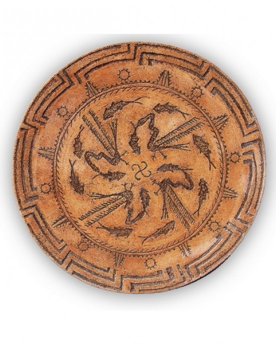 Декоративна тарілка "Дракони"