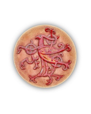 Декоративная тарелка "Рарог (Финист - ясный сокол)"