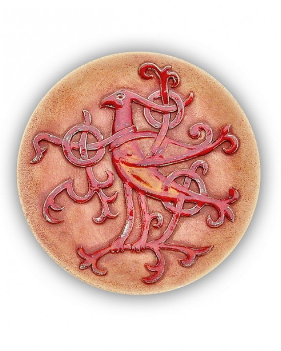 Декоративная тарелка "Рарог (Финист - ясный сокол)"