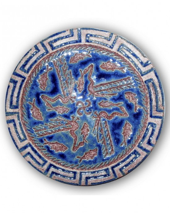 Декоративна тарілка "Дракони" 