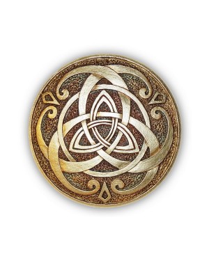 Декоративна тарілка-диск "Трилисник"