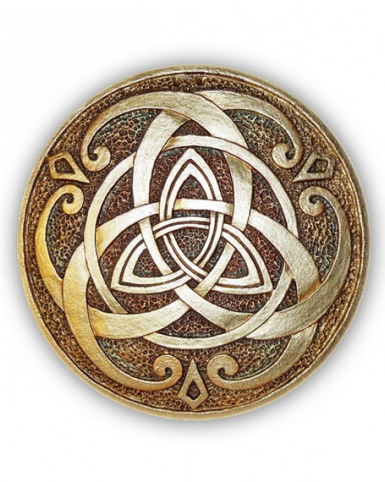 Декоративна тарілка-диск "Трилисник"