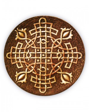 Декоративна тарілка "Обережний хрест"