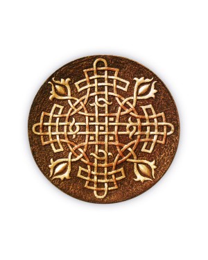 Декоративна тарілка "Обережний хрест"