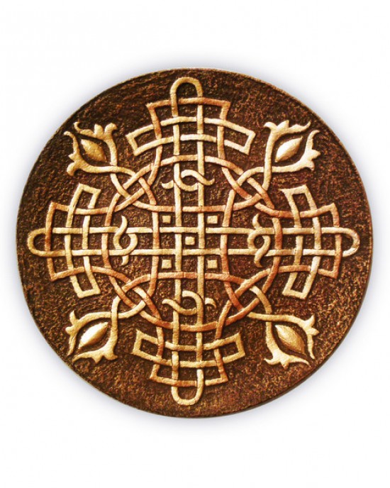 Декоративна тарілка "Обережний хрест"