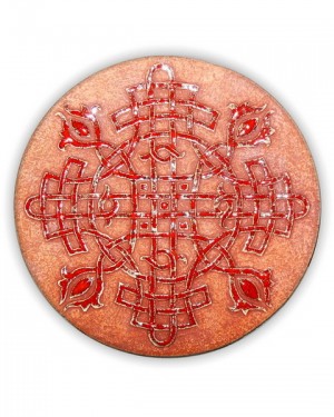 Декоративна тарілка "Обережний хрест"