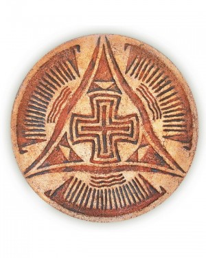 Декоративна тарілка "Хрест Всесвіття"