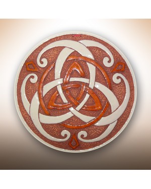 Декоративна тарілка-диск "Трилисник"