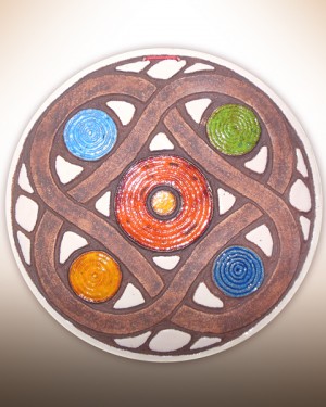 Декоративна тарілка-диск "П’ятий Елемент"