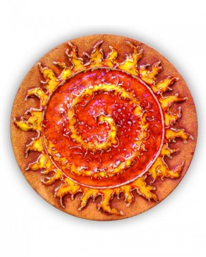 Декоративна тарілка "Спіраль"