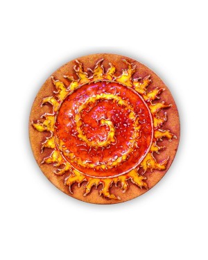 Декоративна тарілка "Спіраль"