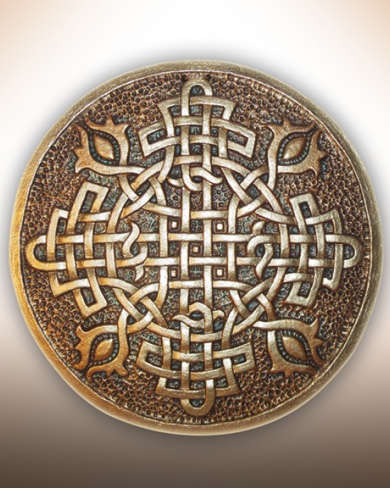 Декоративна тарілка-диск "Обережний хрест"