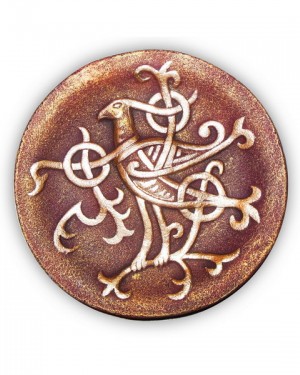 Декоративна тарілка "Рарог (Фініст – ясний сокіл)"