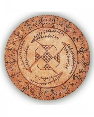 Декоративна тарілка "Небесні Олені" 