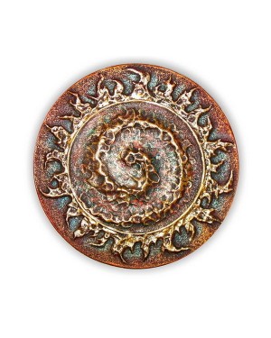 Декоративна тарілка "Спіраль"