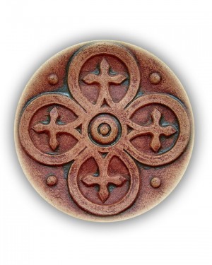 Декоративна тарілка "Обережний хрест"