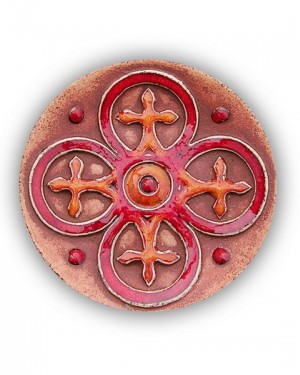 Декоративна тарілка "Обережний хрест"