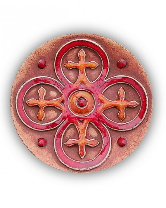 Декоративна тарілка "Обережний хрест"