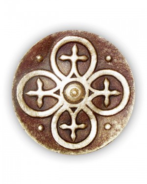 Декоративна тарілка "Обережний хрест"