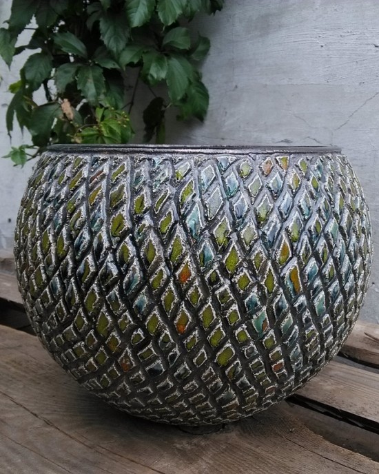 Керамическая ваза-шар 