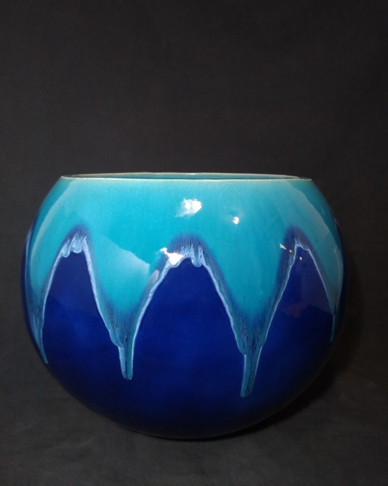 Керамическая ваза-шар