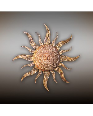 Керамічне панно "Сварог з променями" 